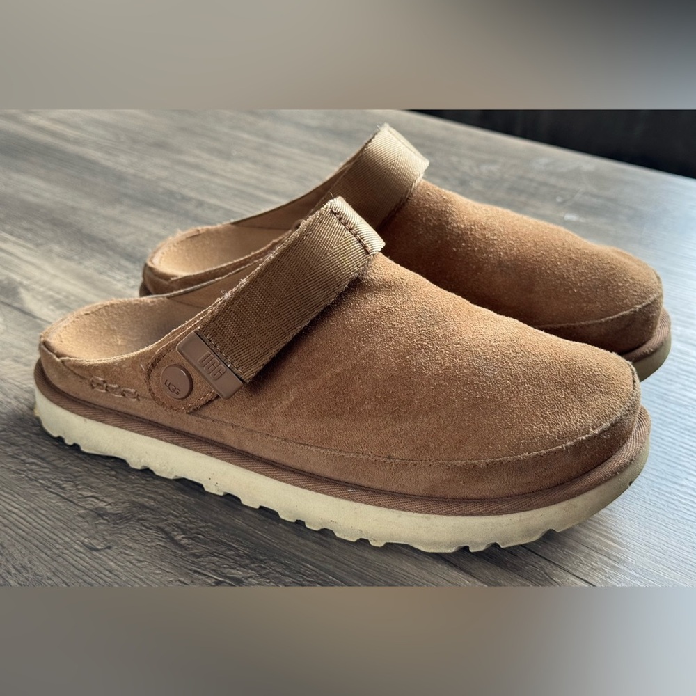 Ugg Goldenstar Clogs Chestnut Size 8.5 GUC!